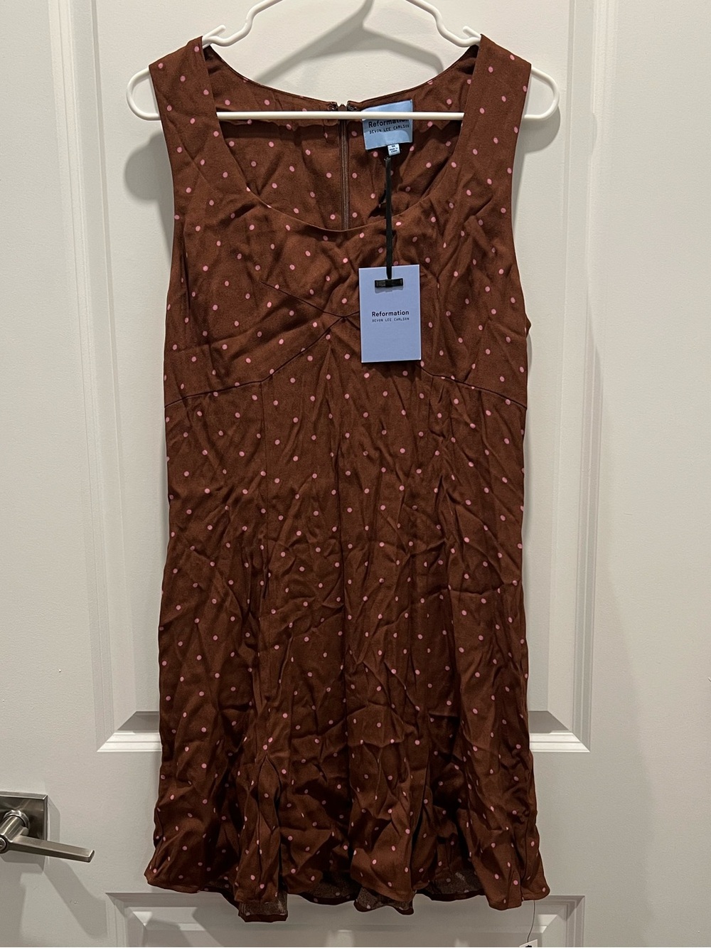 Reformation x Devon Lee Carlson Cher Mini Dress NWT - Picture 4 of 11